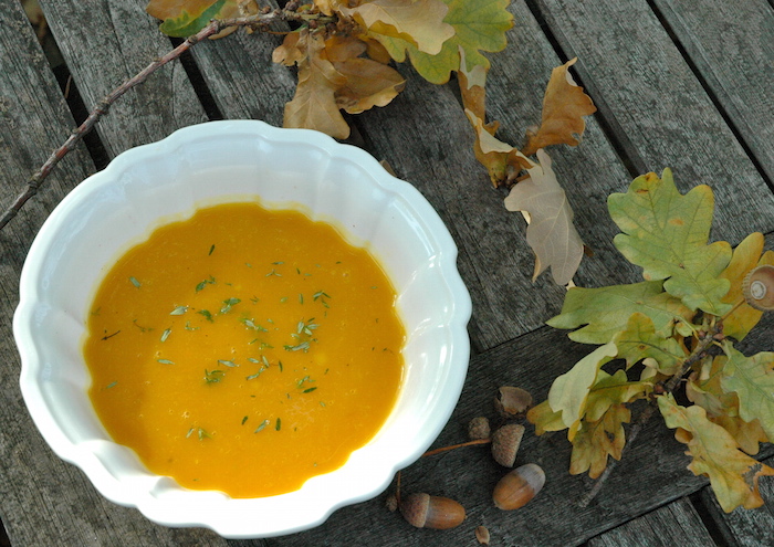 Butternut Squash And Carrot Soup With Ginger