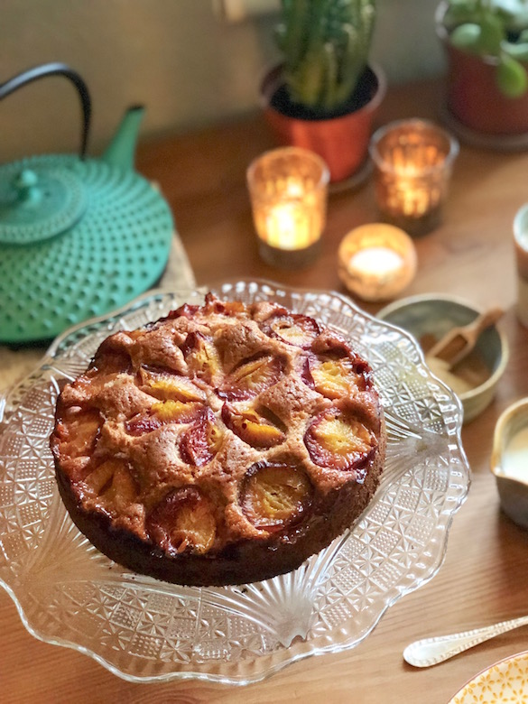 delicious vegan plum cake