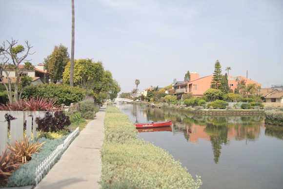 Taking a stroll at the Venice Canals