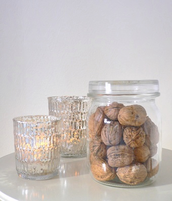 I also love filling maison glasses with nuts