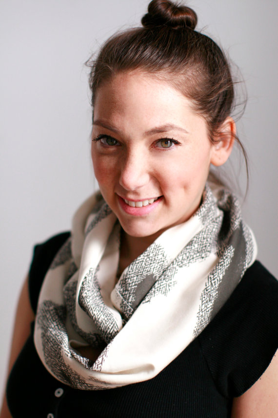 Eco friendly scarf / picture by Djuna Shay on Etsy