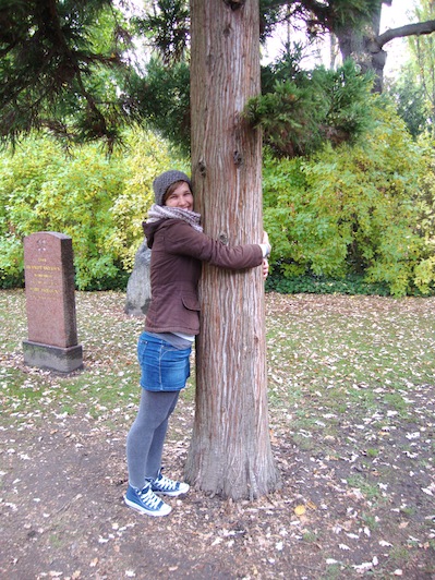 There was also some treehugging going on in Copenhagen! Nice hug Anna! ;)