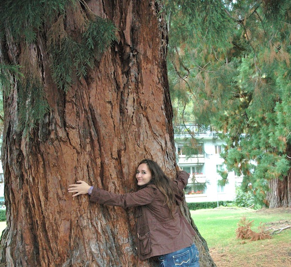 I did some tree hugging... 