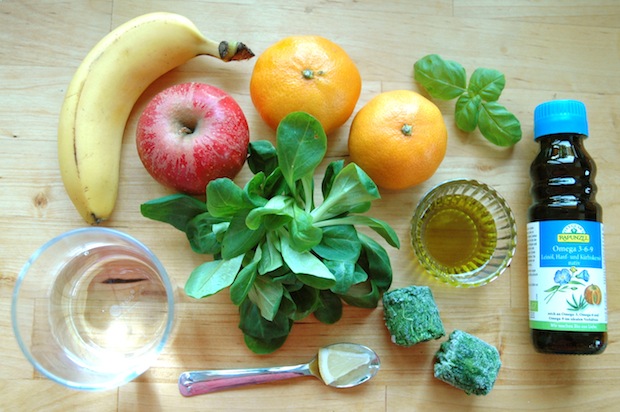 Green Smoothie ingredients
