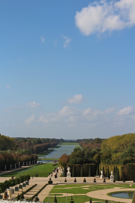 View from the Versaille palace