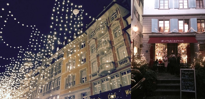 Christmas lights in Zürich