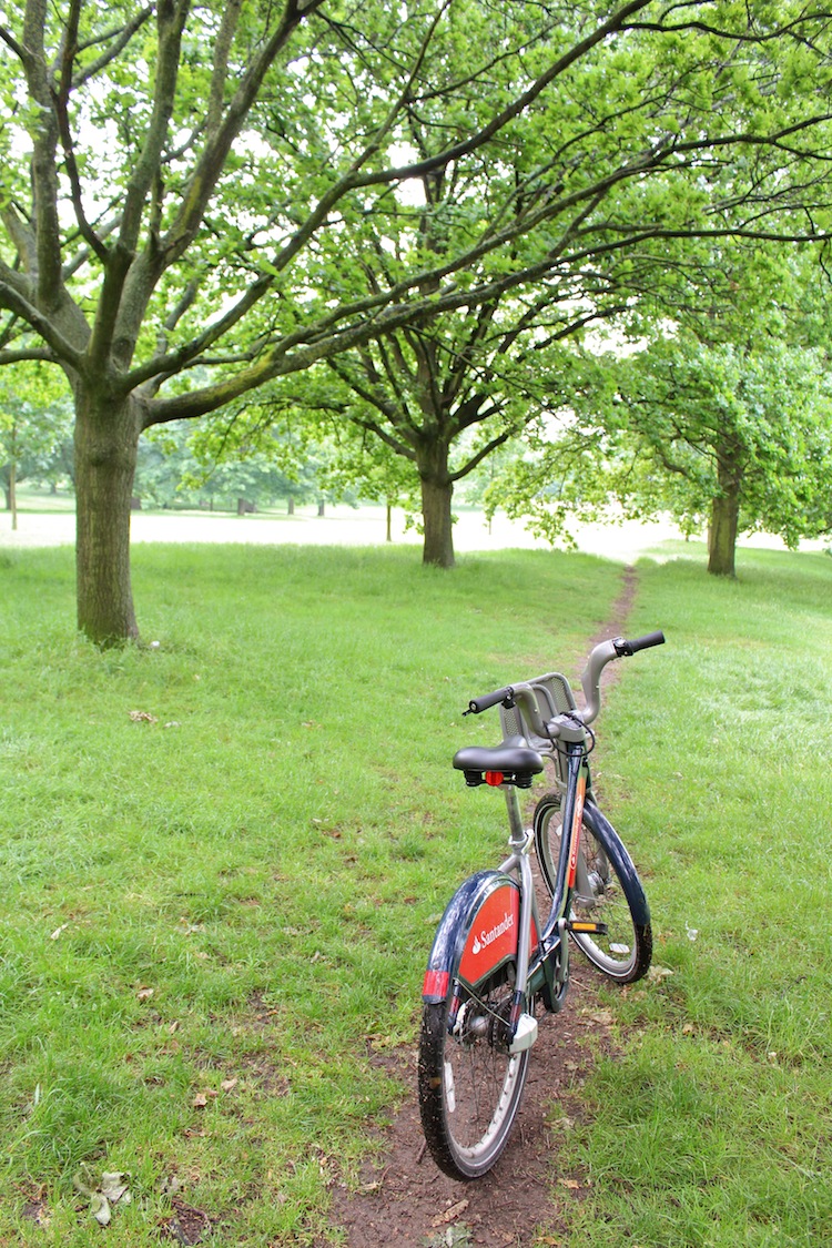 hyde park london bicycle