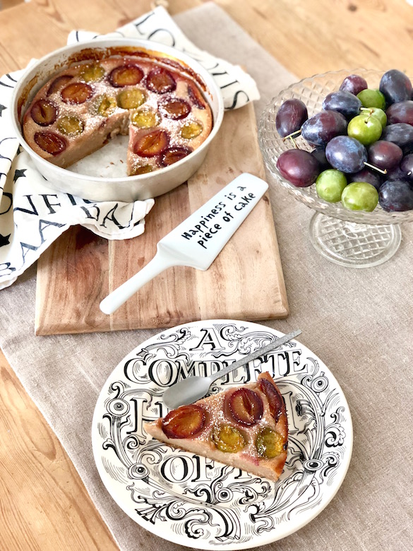 Vegan Plum Clafoutis