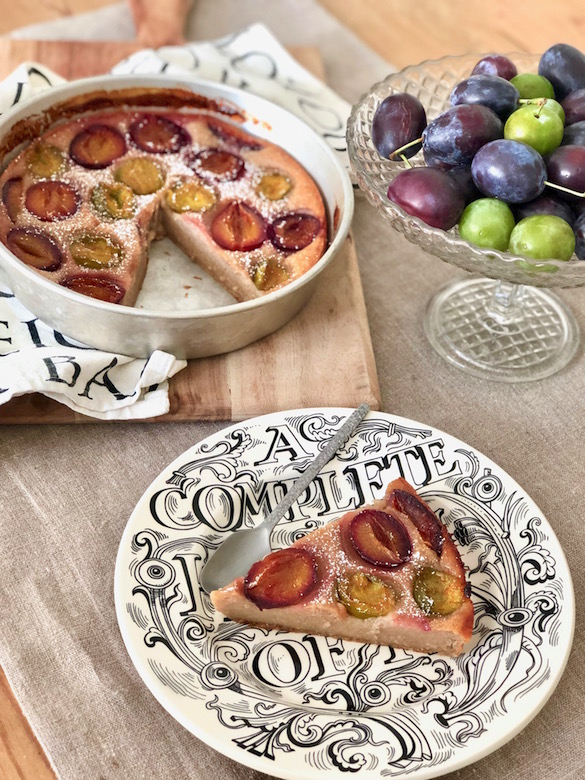 Vegan Plum Clafoutis