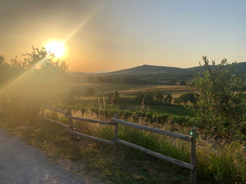 tuscany sunset