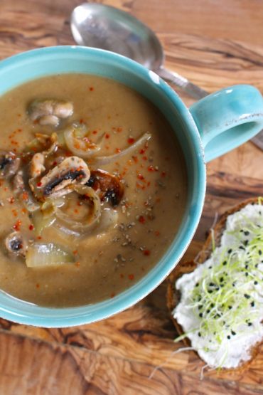 chestnut mushroom soup